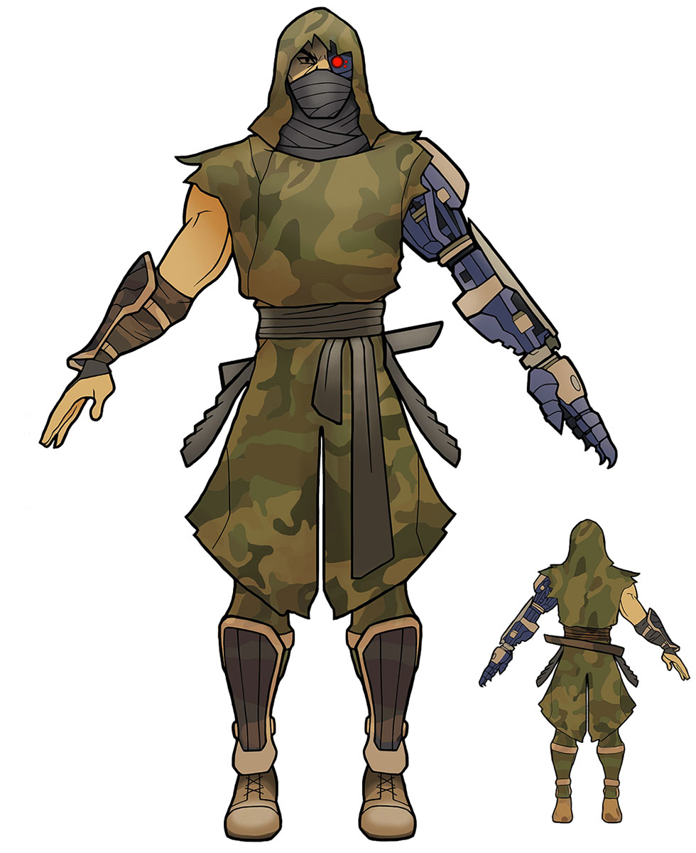 Camouflage DLC Art from Yaiba: Ninja Gaiden Z