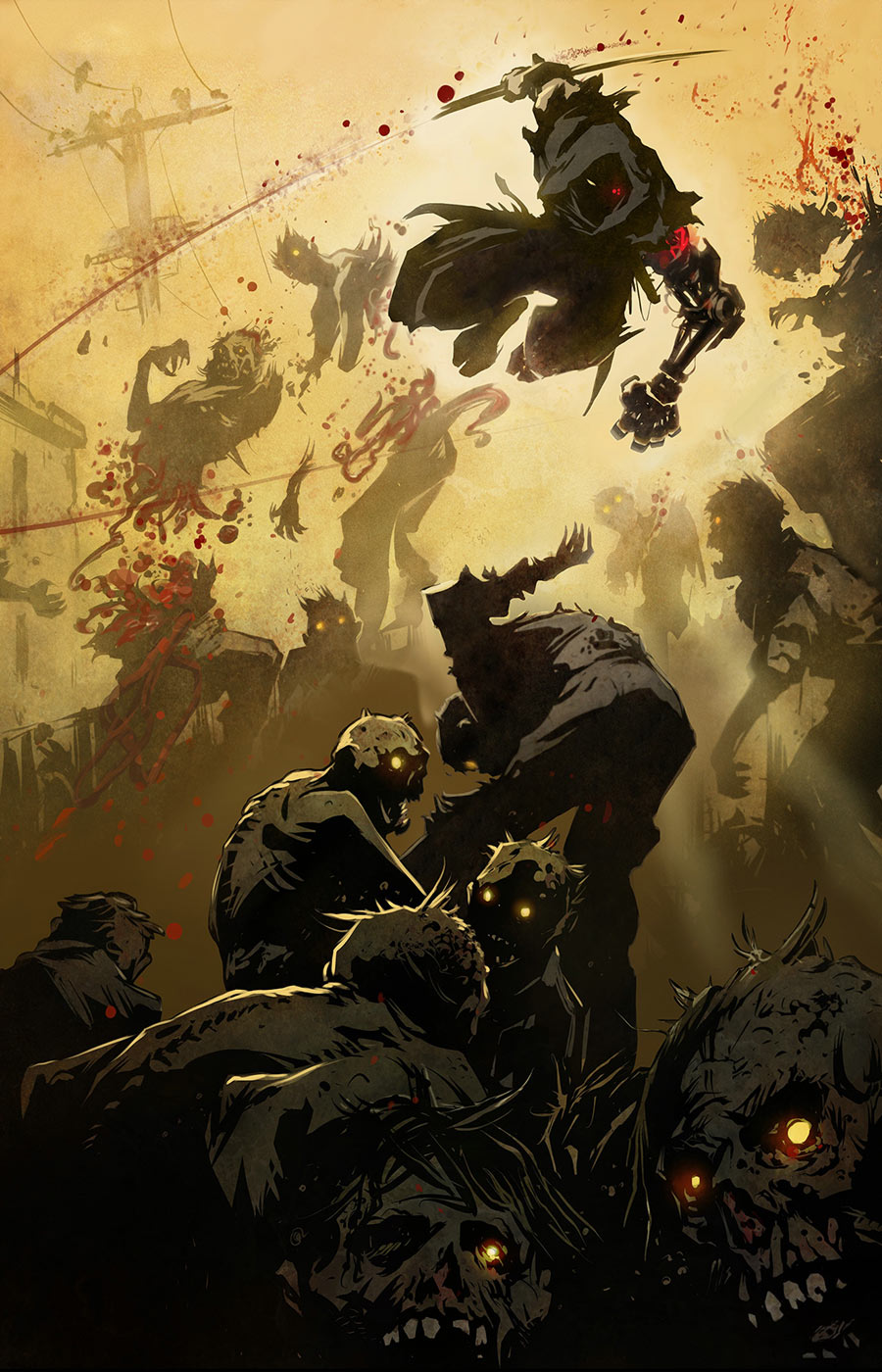 Promo Poster Art from Yaiba: Ninja Gaiden Z