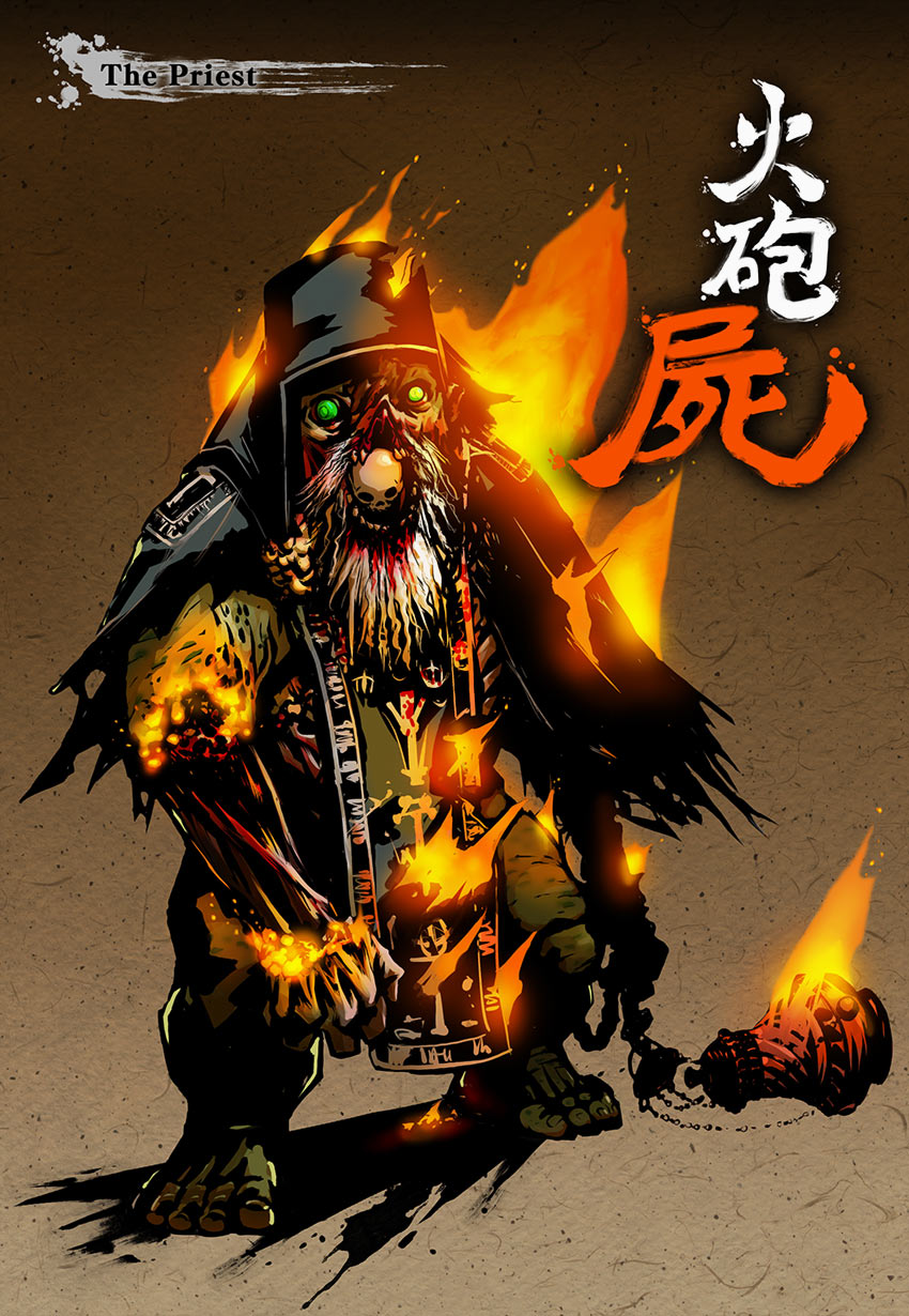 The Priest Art from Yaiba: Ninja Gaiden Z
