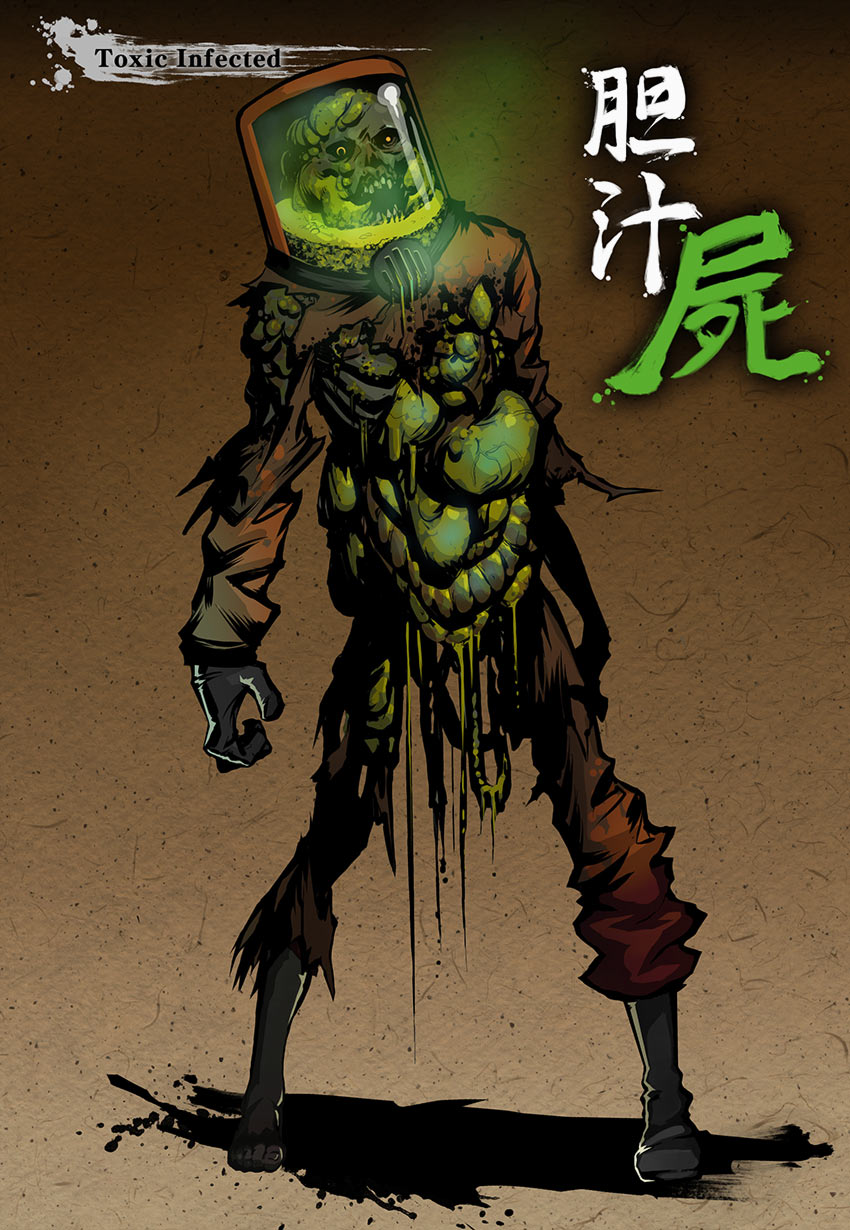 Toxic Infected Art from Yaiba: Ninja Gaiden Z