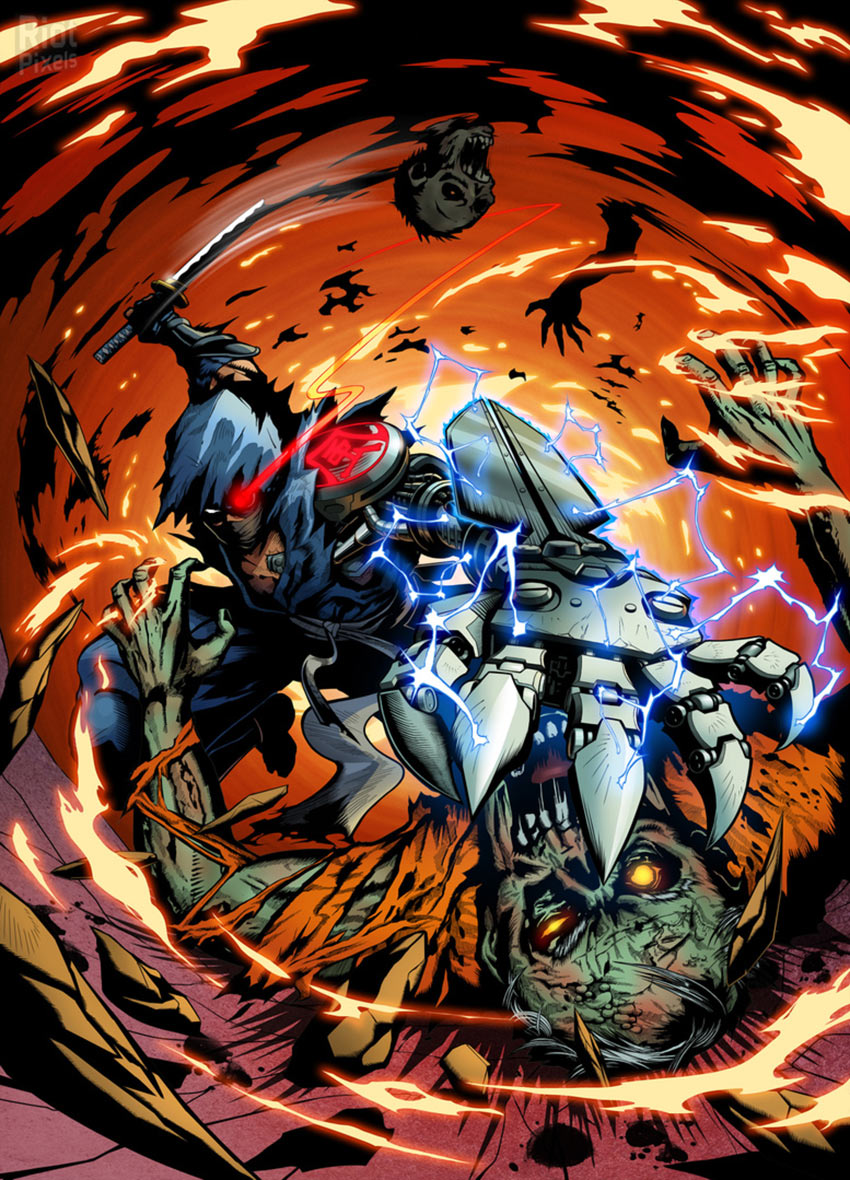 Yaiba Poster Art from Yaiba: Ninja Gaiden Z