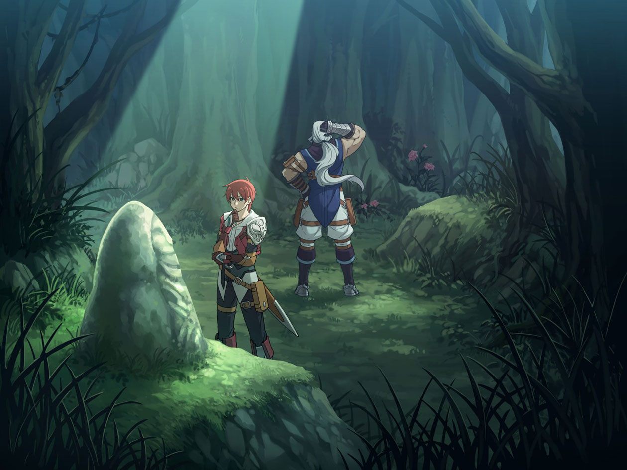 Adol & Duren Art from Ys: Memories of Celceta