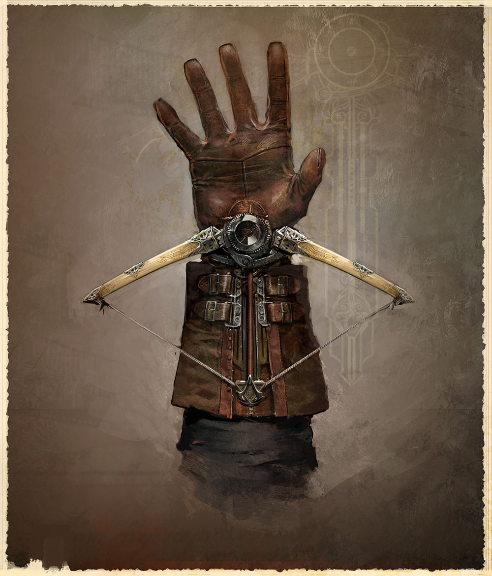 Hidden Crossbow Art from Assassin's Creed Unity