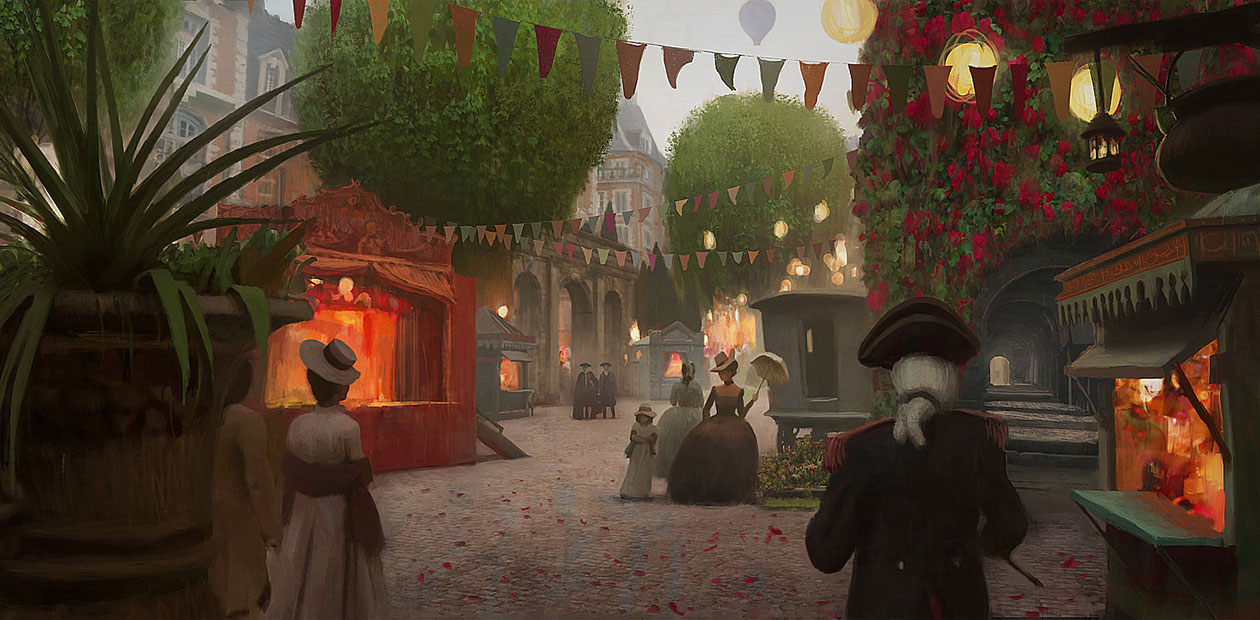 Le Marais Art from Assassin's Creed Unity