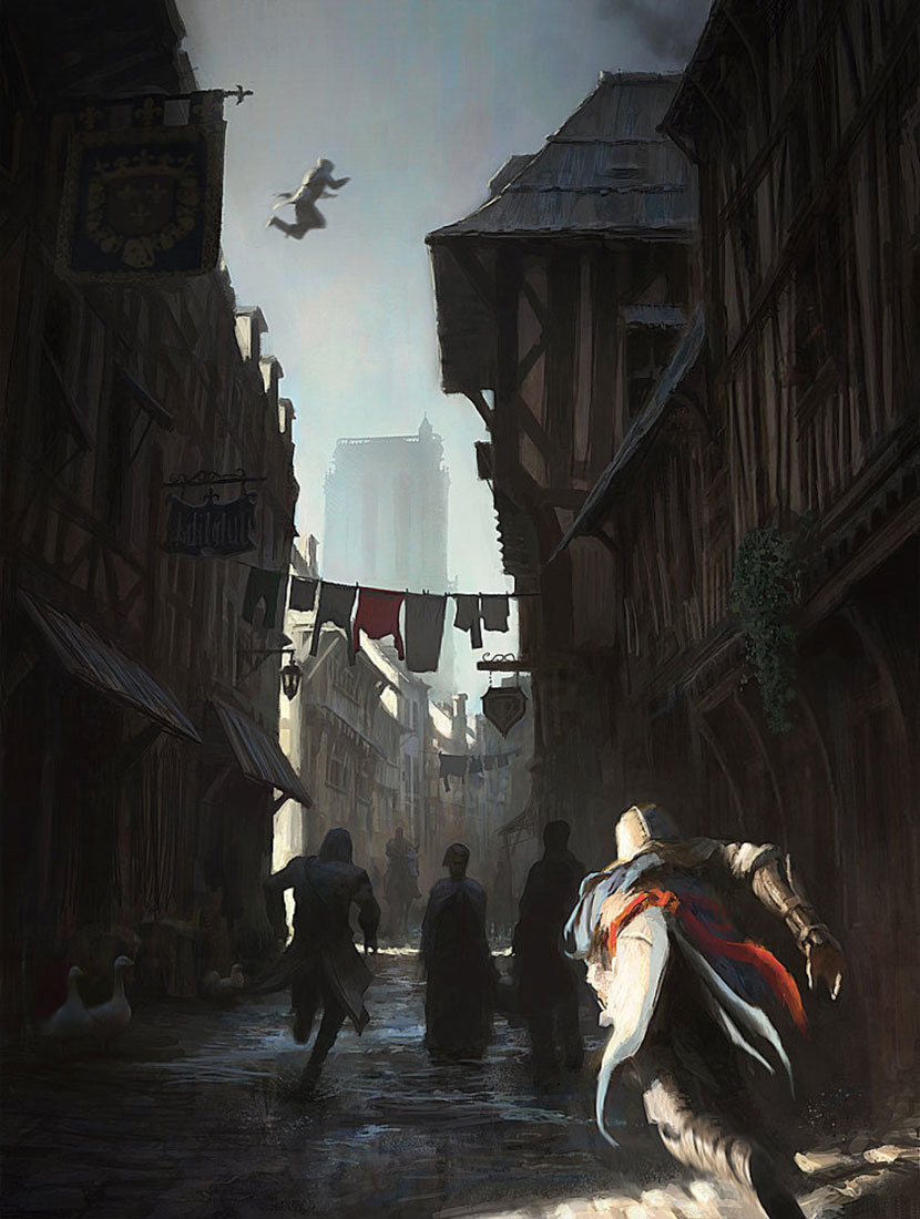 The Chase Art from Assassin's Creed Unity