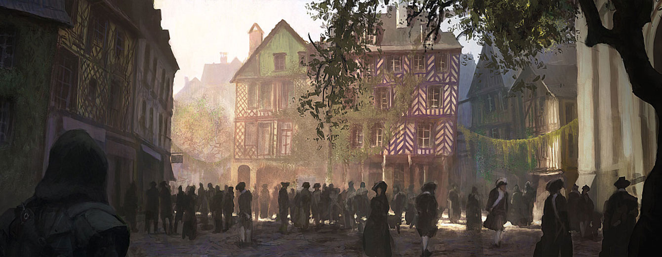 The Latin Quarter Art from Assassin's Creed Unity