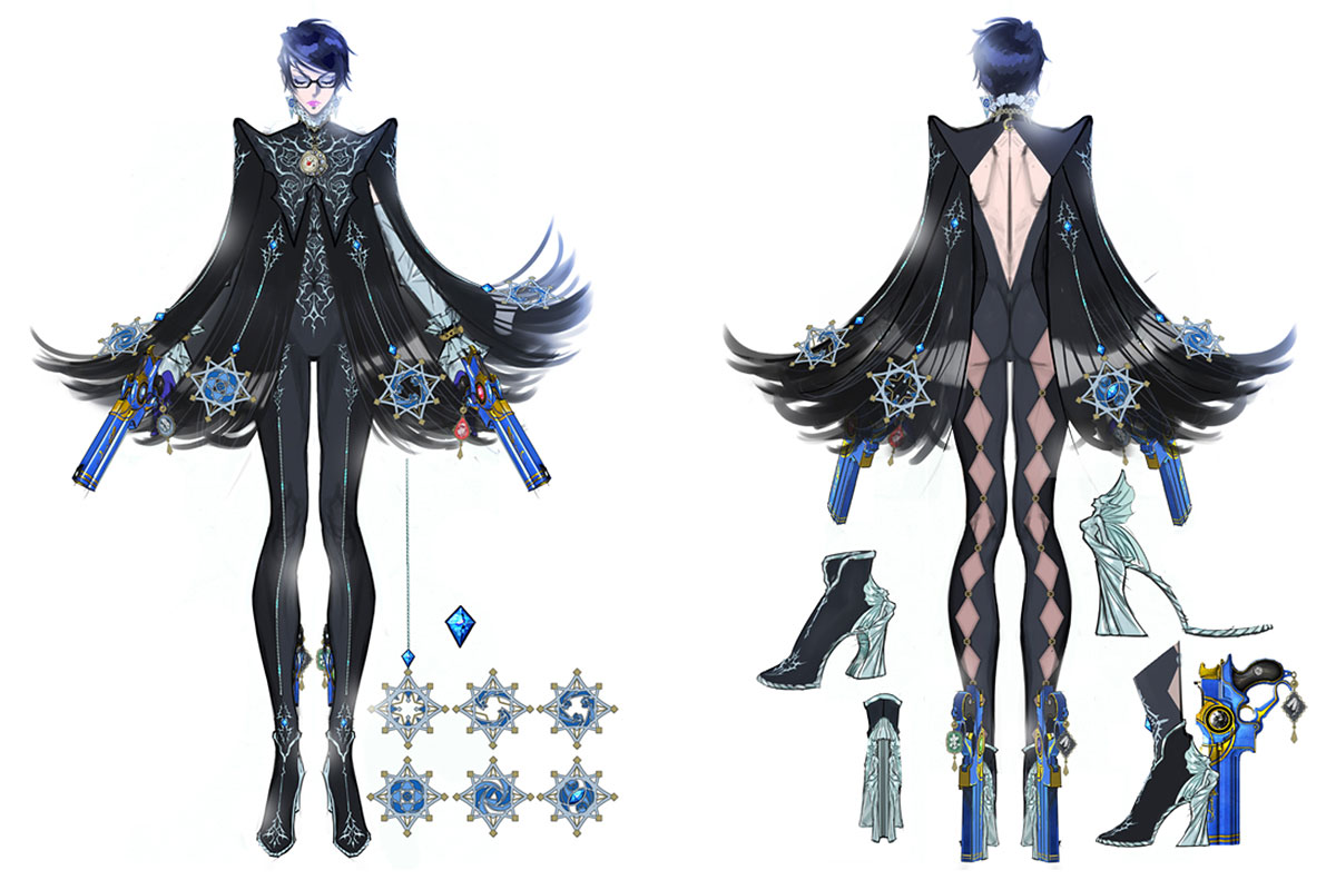 Bayonetta Concept Art from Bayonetta 2