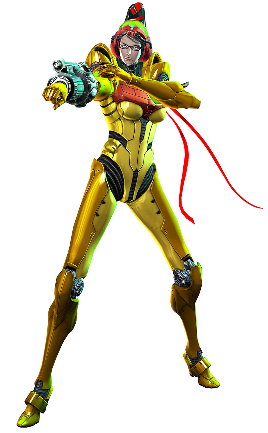 Galactic Bounty Hunter Art from Bayonetta 2