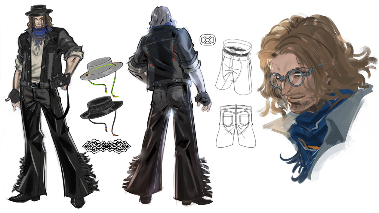 Luka Concept Art from Bayonetta 2