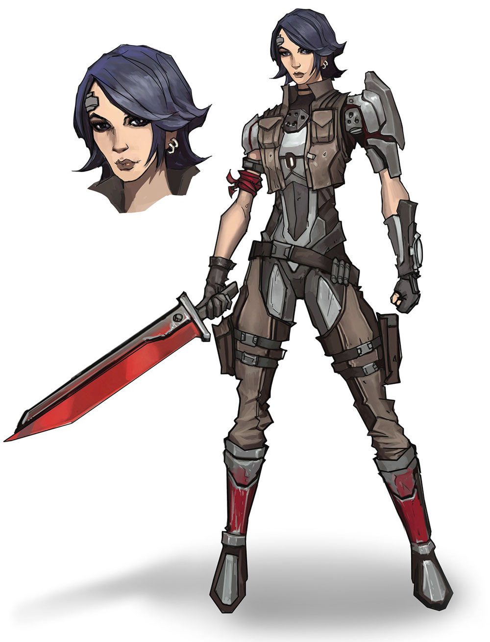 Athena Concept Art from Borderlands: The Pre-Sequel!