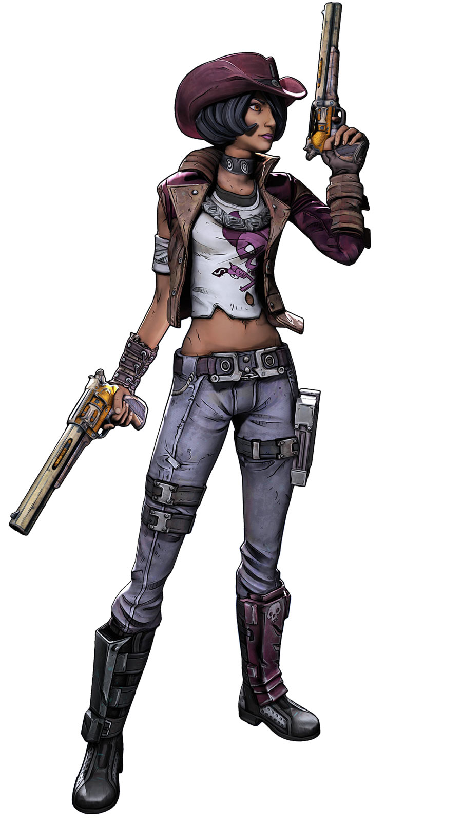 Nisha, the Lawbringer Art from Borderlands: The Pre-Sequel!