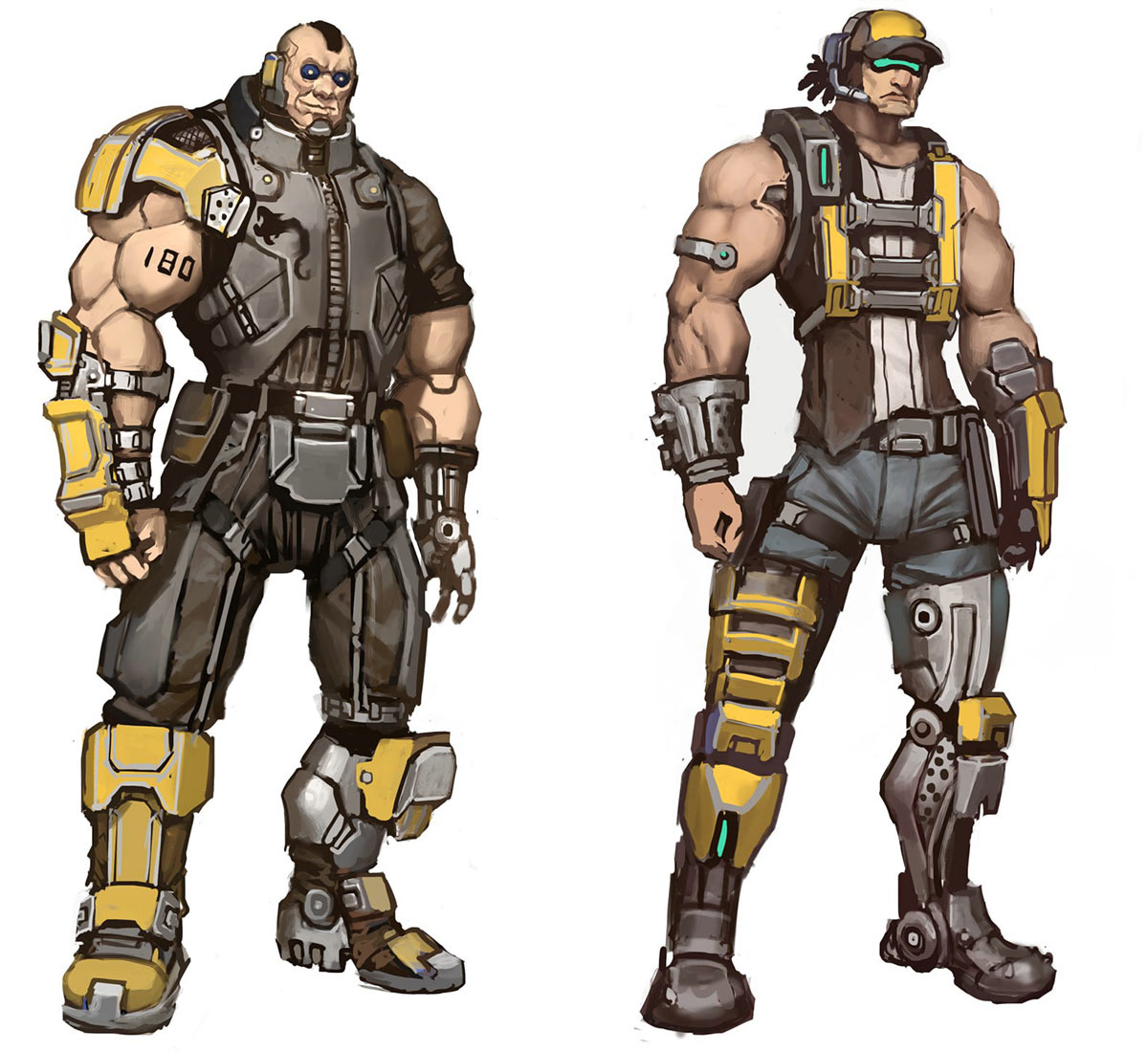 Wilhelm Concept Art from Borderlands: The Pre-Sequel!