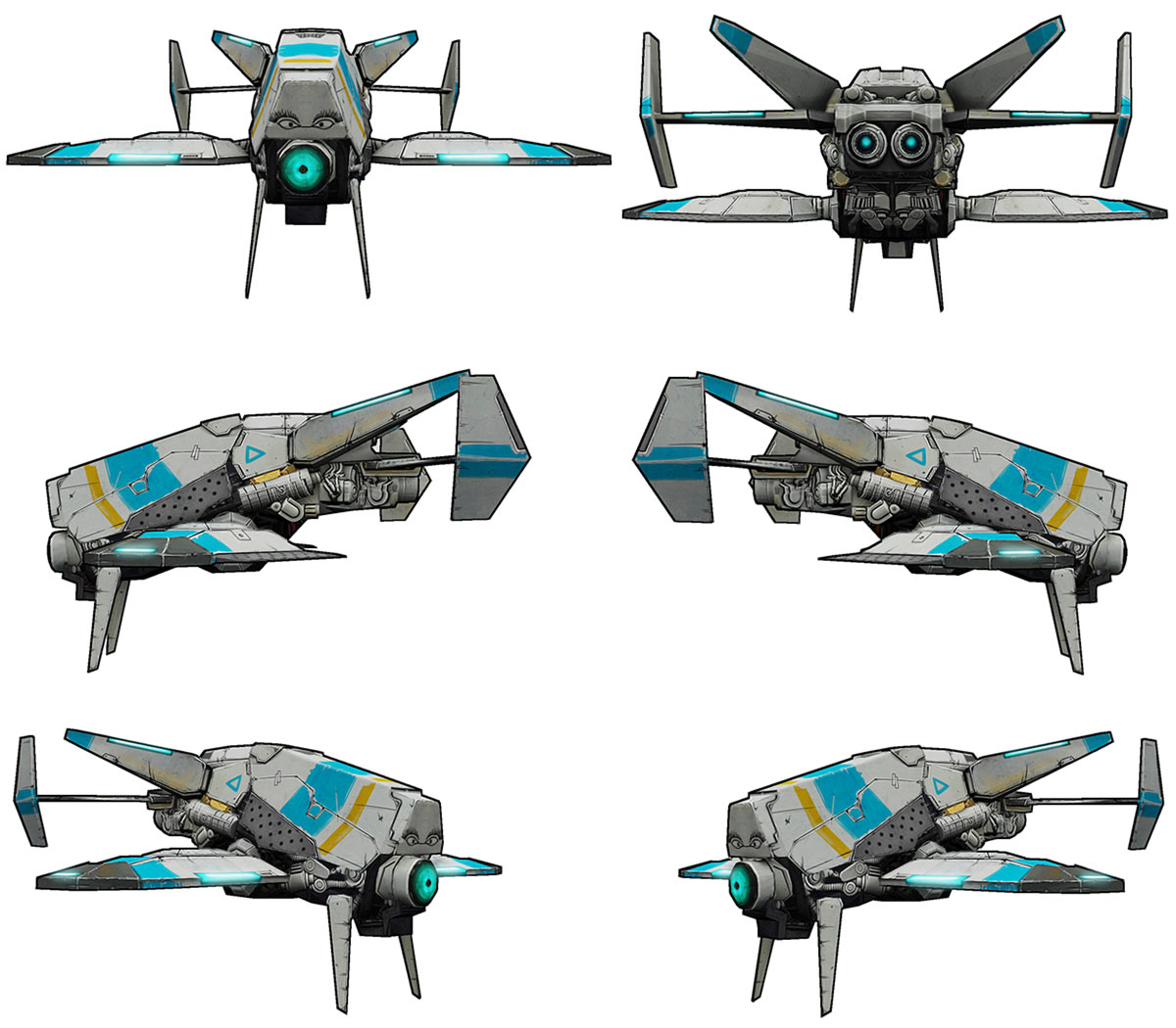 Wilhelm's Saint Companion Drone Art from Borderlands: The Pre-Sequel!