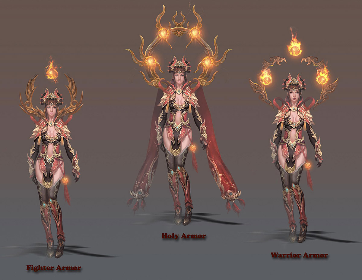 Armor Designs Art from Conquer Online