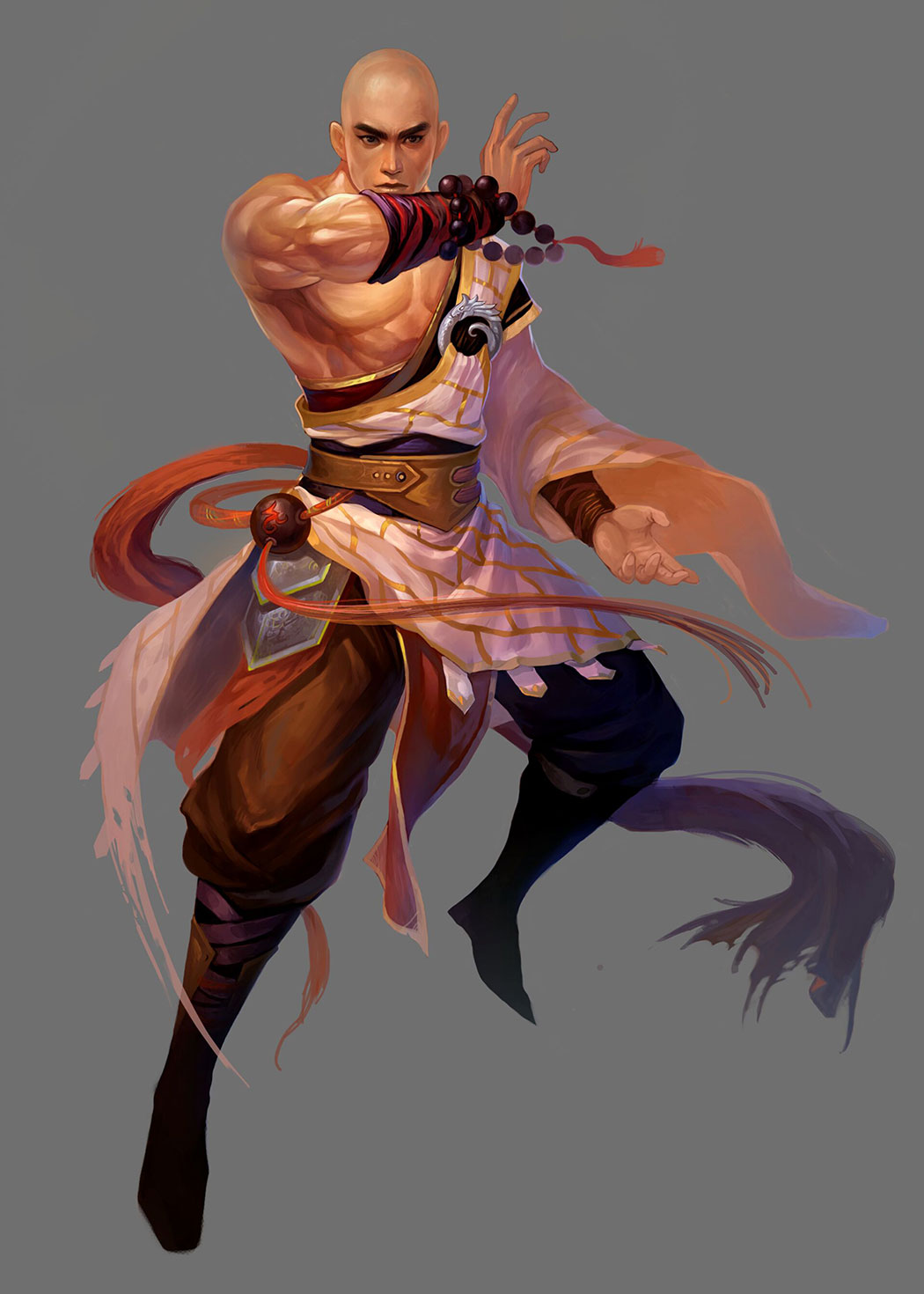Male Monk Art from Conquer Online