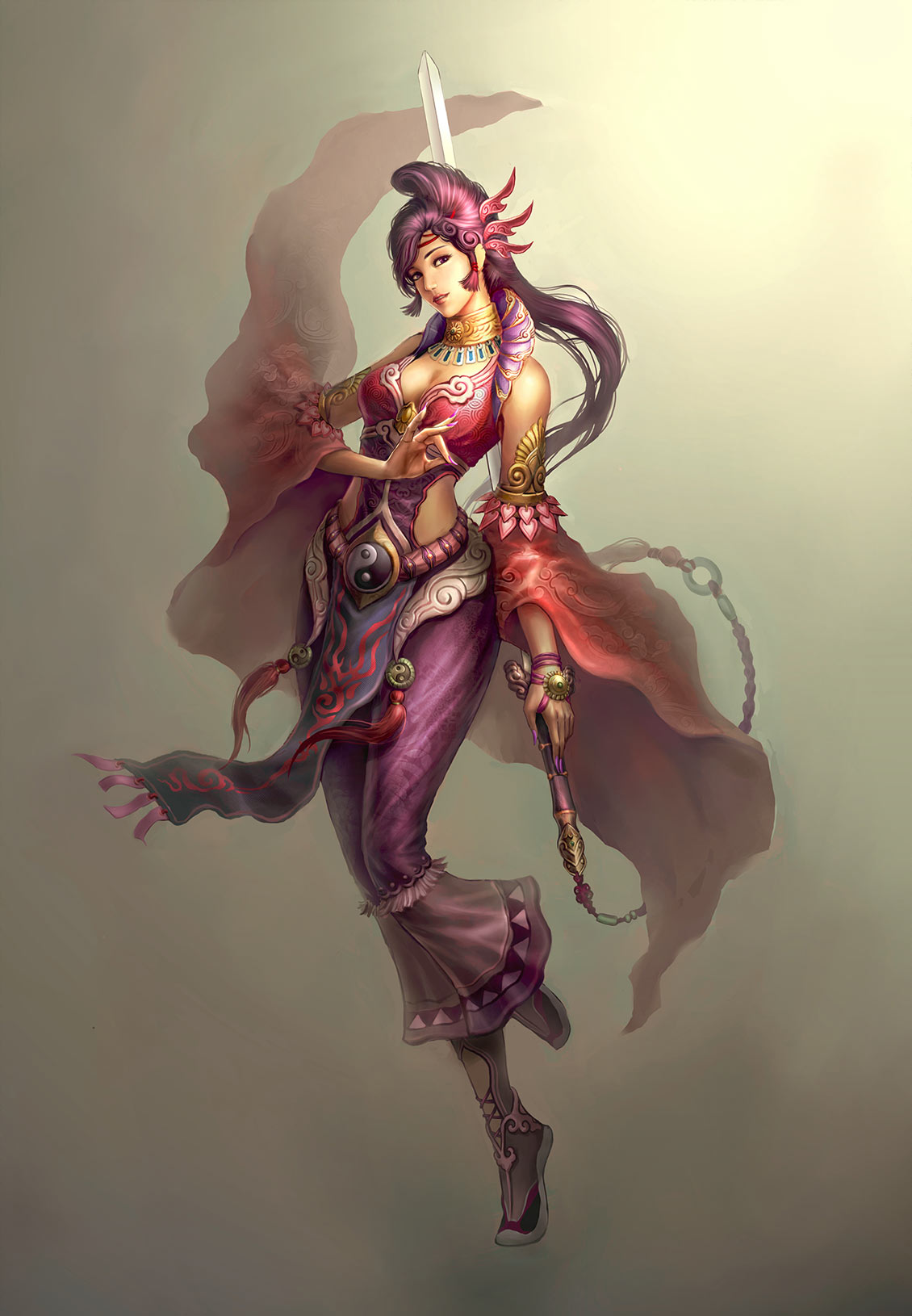 Female Taoist Art from Conquer Online
