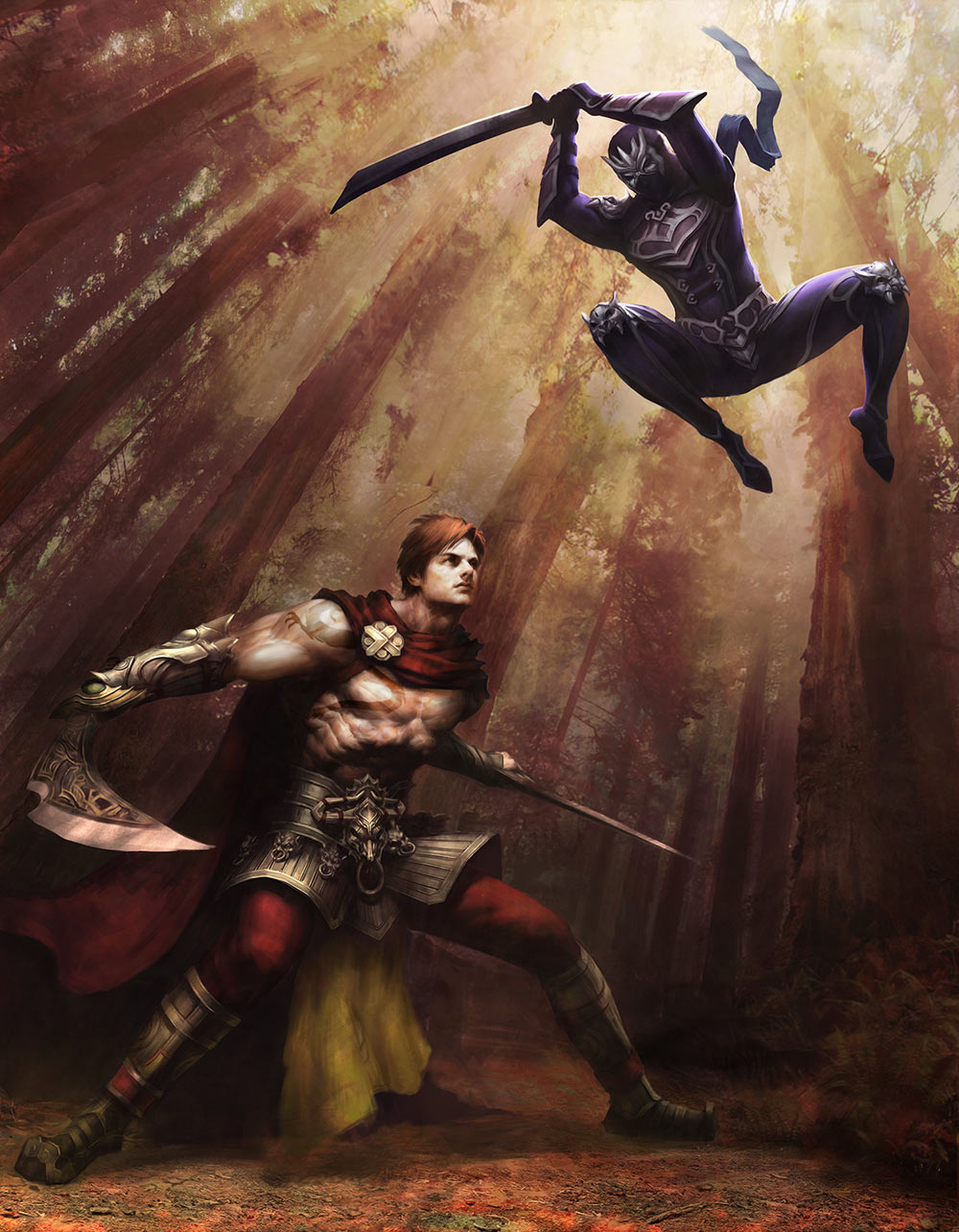 Trojan & Ninja Art from Conquer Online