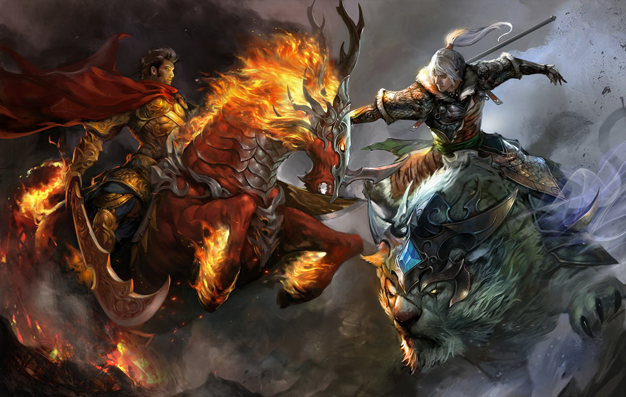 Trojan & Warrior Art from Conquer Online