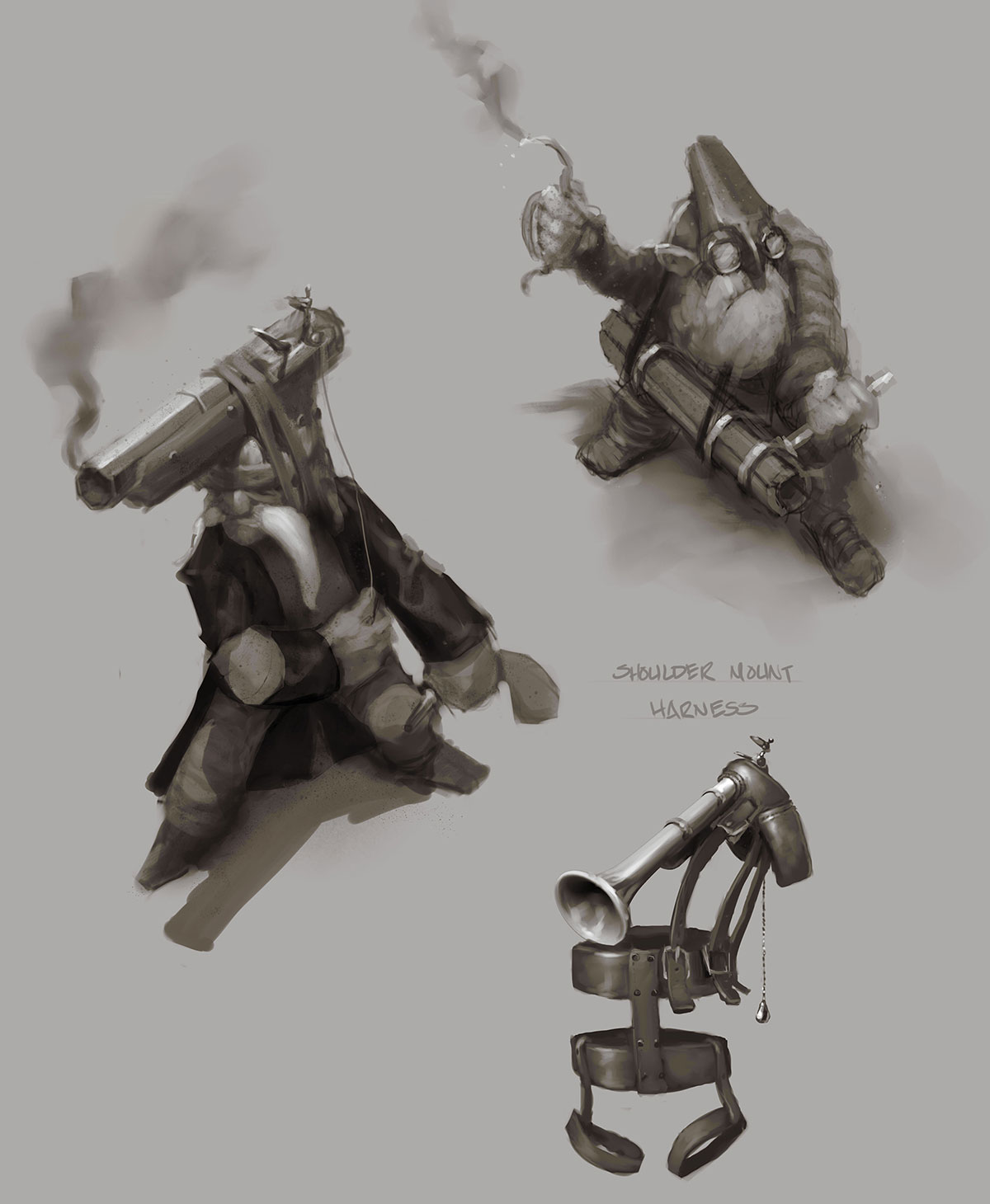 Dwarven Sniper Concept Art from Dota 2