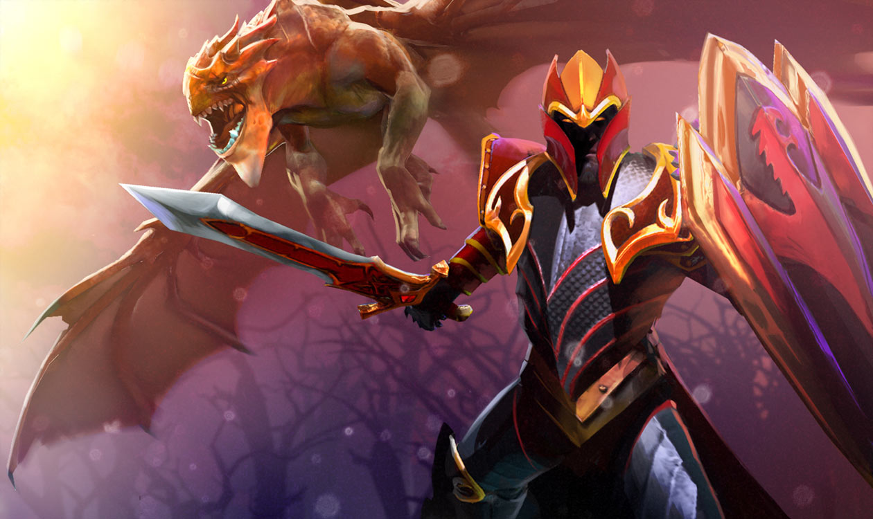 Dragon Knight Art from Dota 2