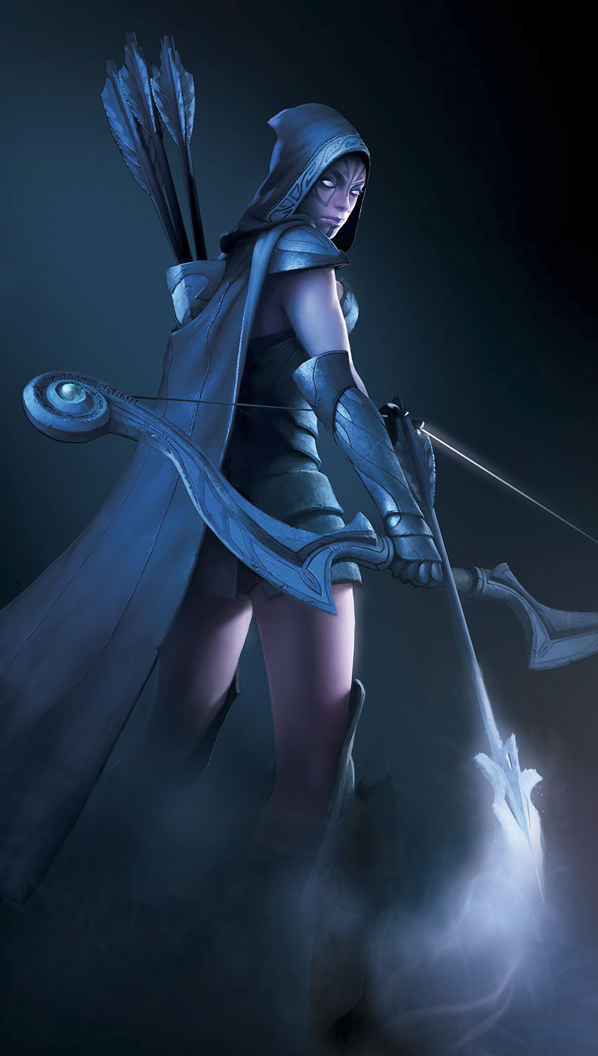 Drow Ranger Art from Dota 2