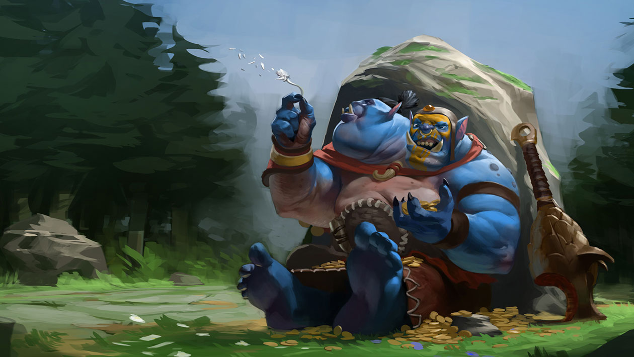 Ogre Magi Art from Dota 2