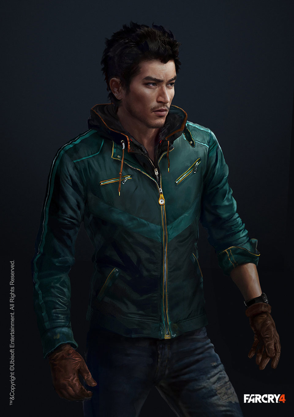 Ajay Portrait Art from Far Cry 4