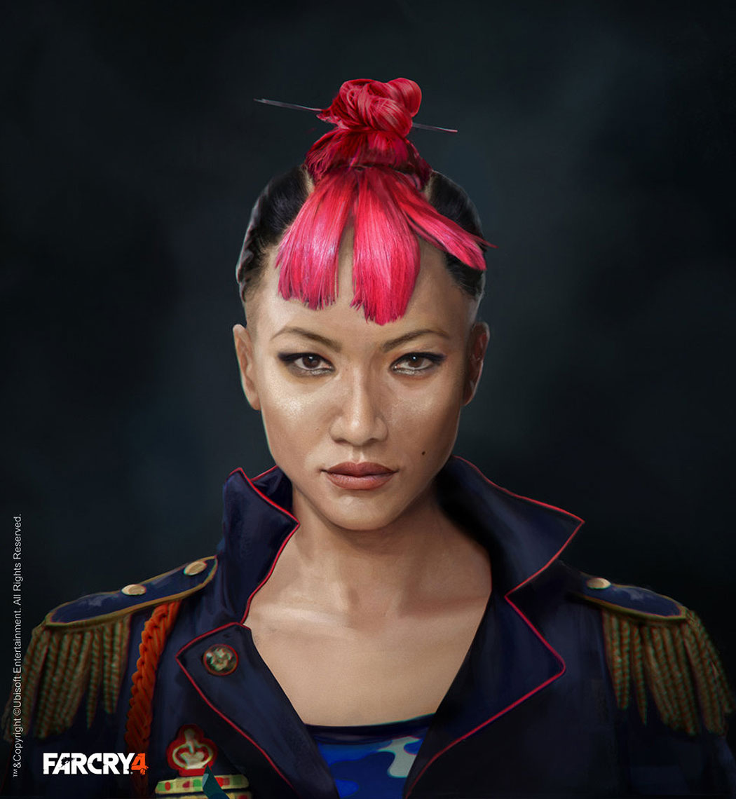 Yuma Portrait Art from Far Cry 4