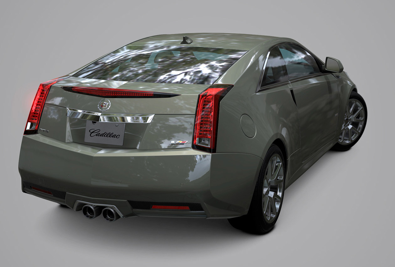 Cadillac CTS-V Coupe, Backside Art from Gran Turismo 6