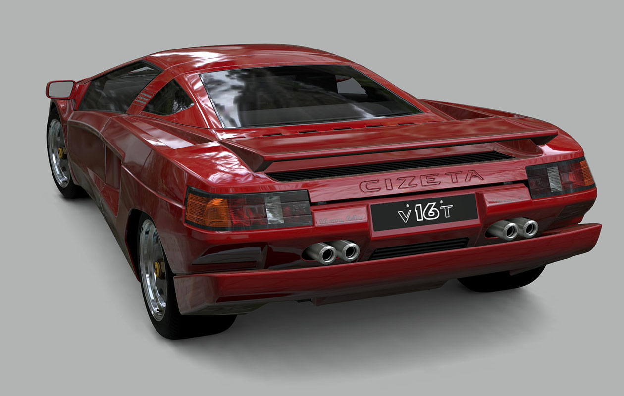 Cizeta V16T, Backside Art from Gran Turismo 6