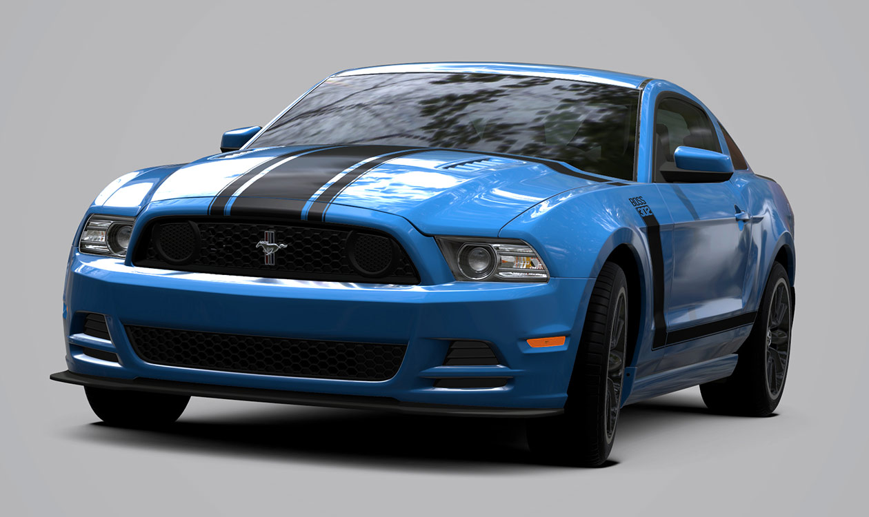 Ford Boss 302 Mustang Art from Gran Turismo 6