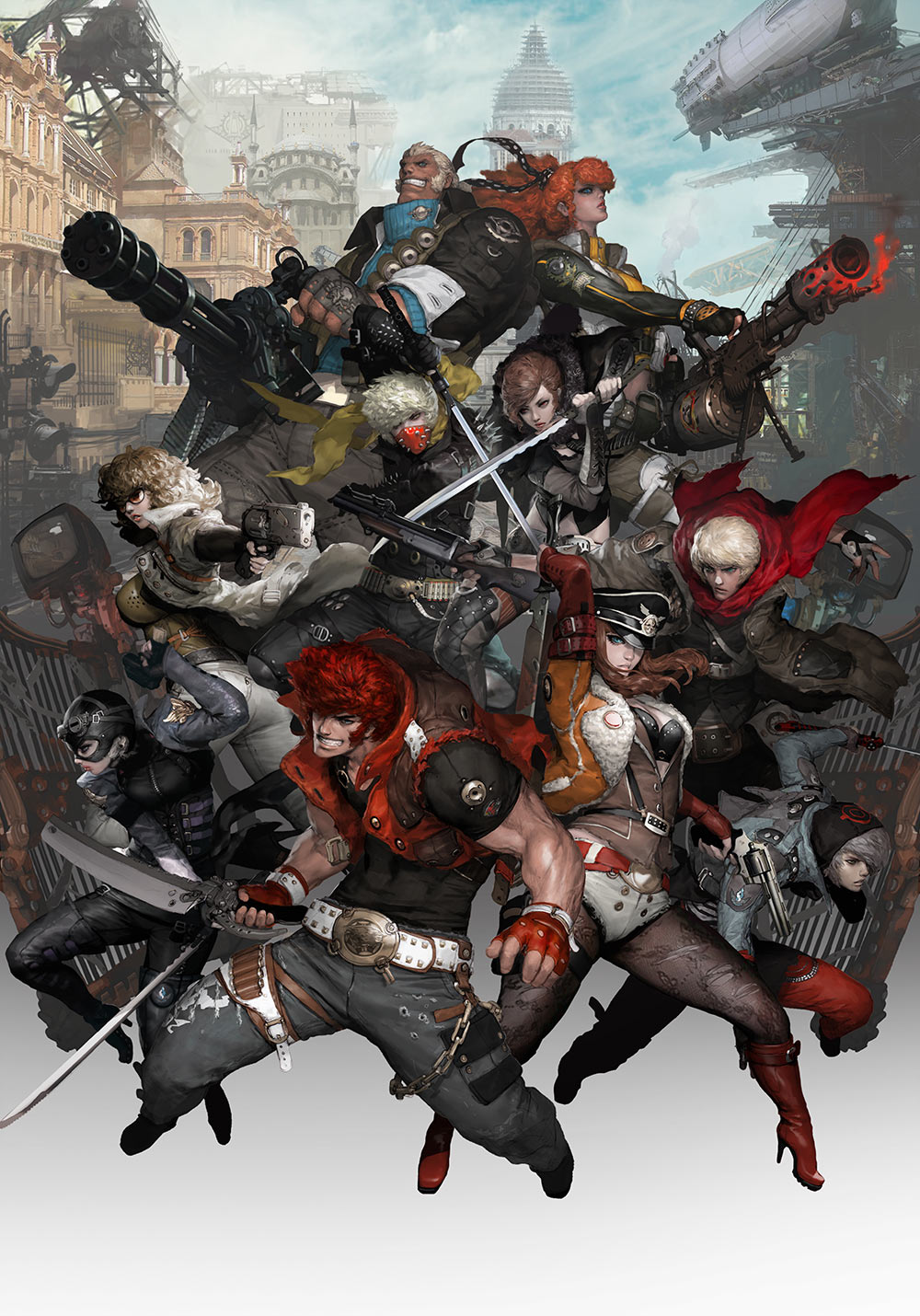 Characters Poster Art from GunZ 2: The Second Duel
