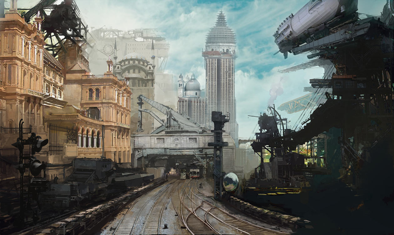 City Concept Art from GunZ 2: The Second Duel