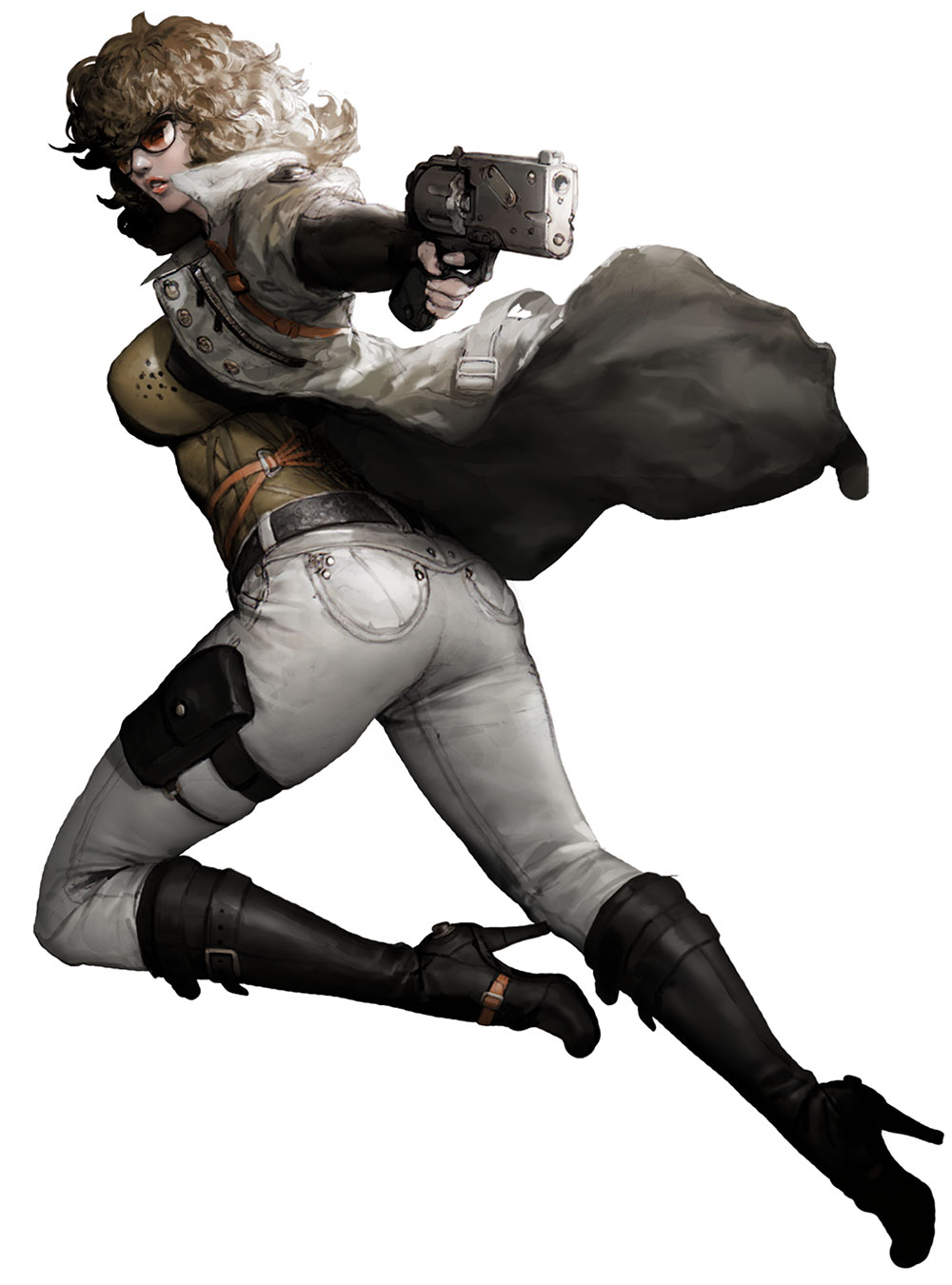 Female Fighter Art from GunZ 2: The Second Duel