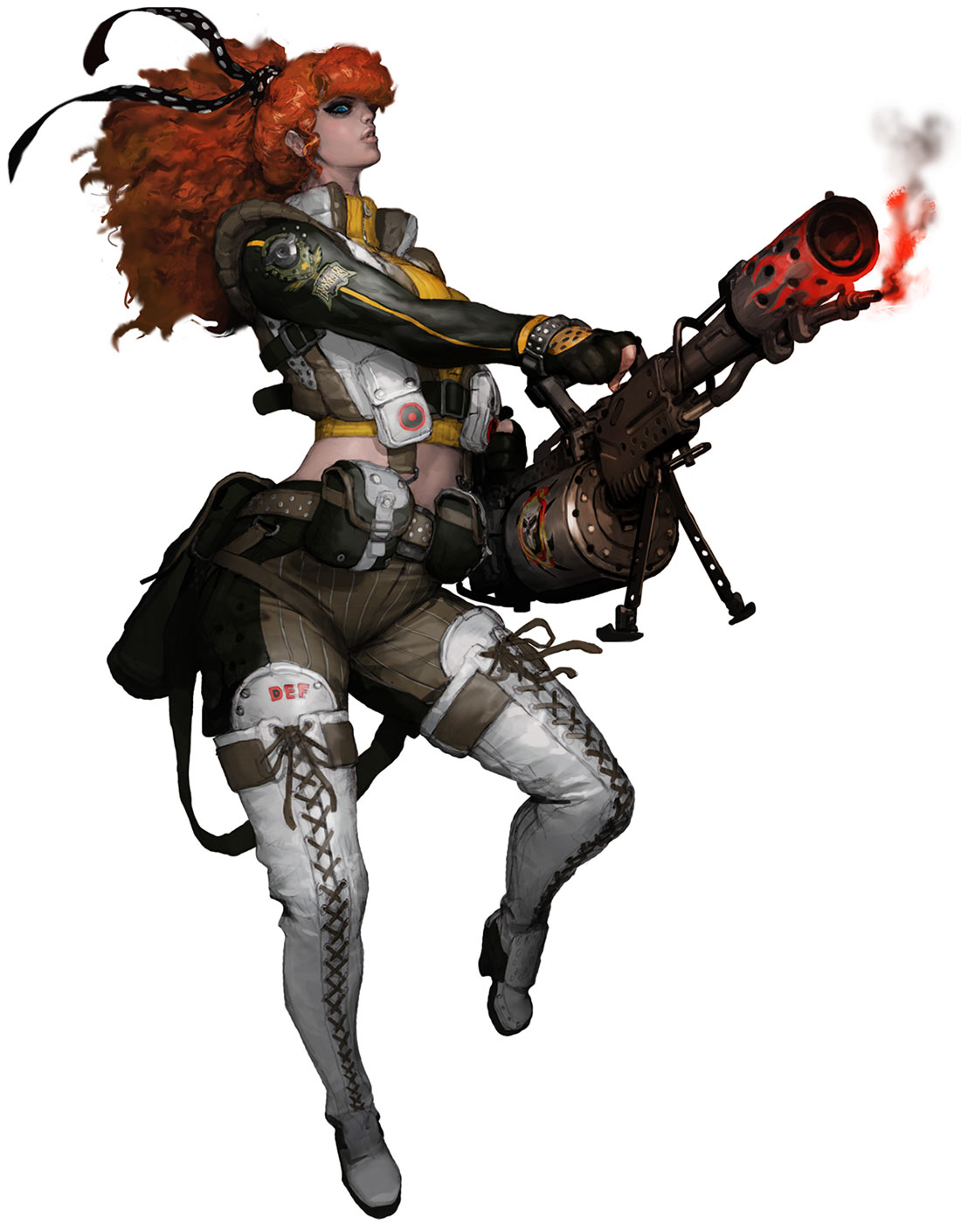 Iron Legion Female Heavy Art from GunZ 2: The Second Duel