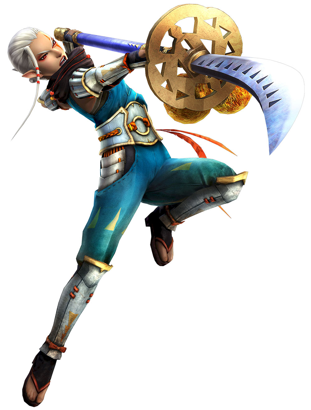 Impa & Spear Art from Hyrule Warriors
