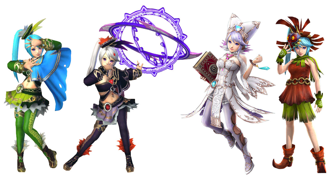 Lana Outfits Art from Hyrule Warriors