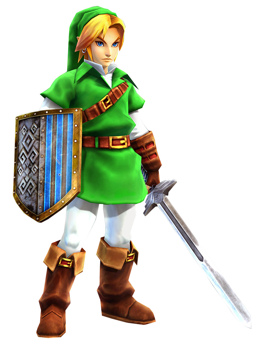 Link in Kokiri Tunic Art from Hyrule Warriors