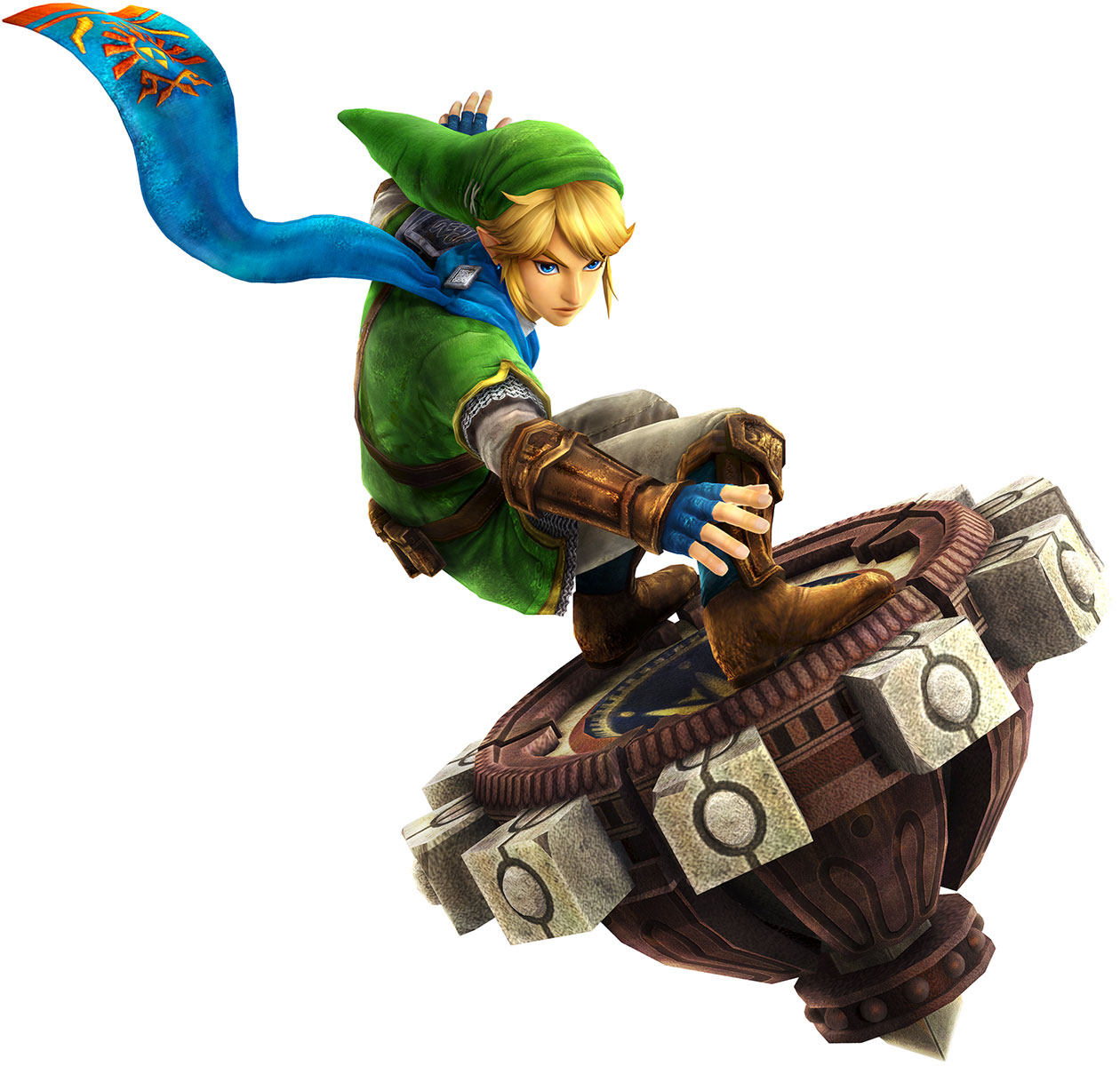 Link & Spinner Art from Hyrule Warriors