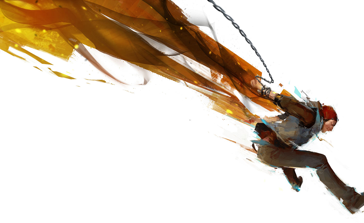 Delsin Jump Concept Art from inFamous: Second Son