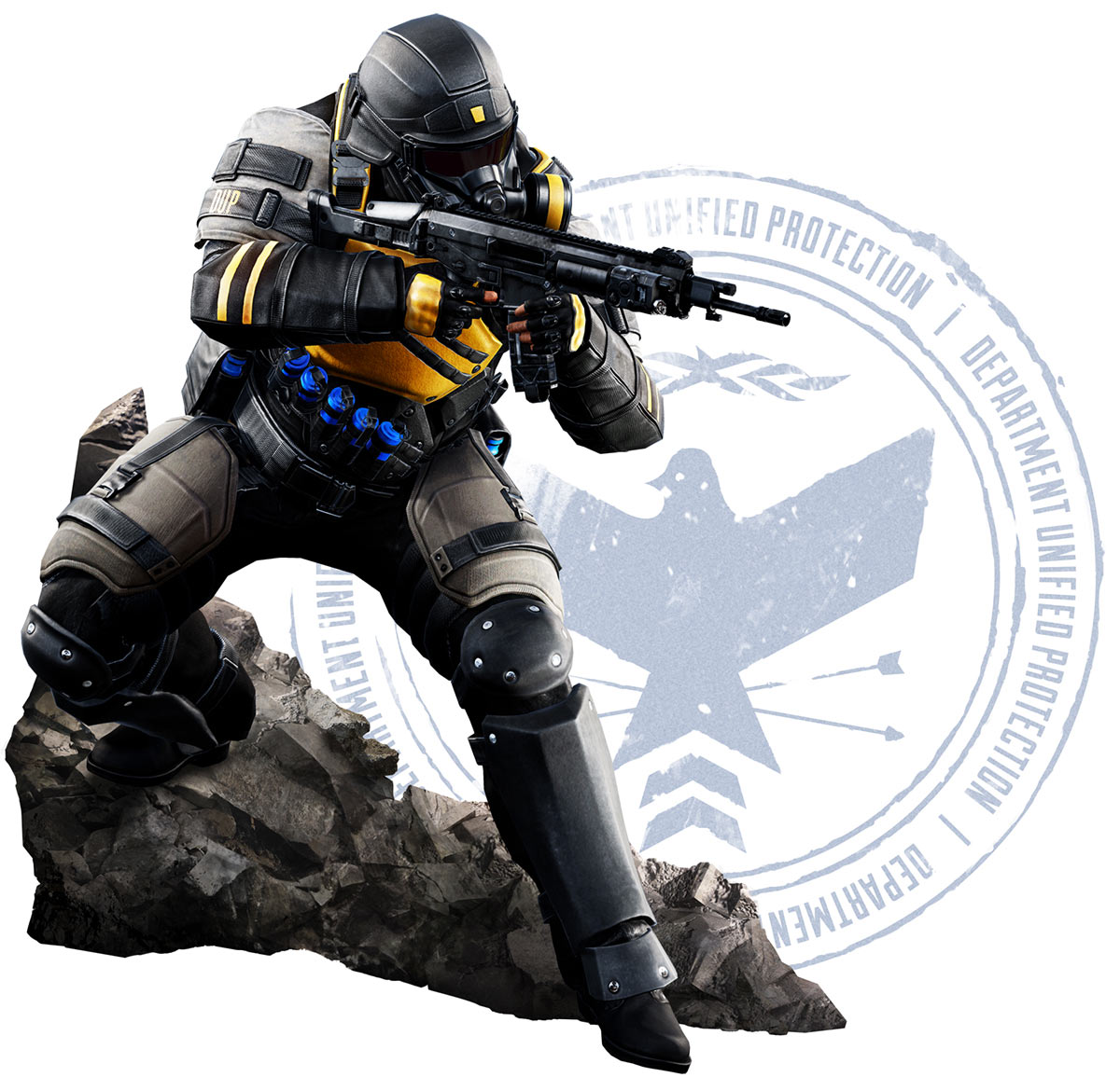 Knight D.U.P. Soldier Art from inFamous: Second Son