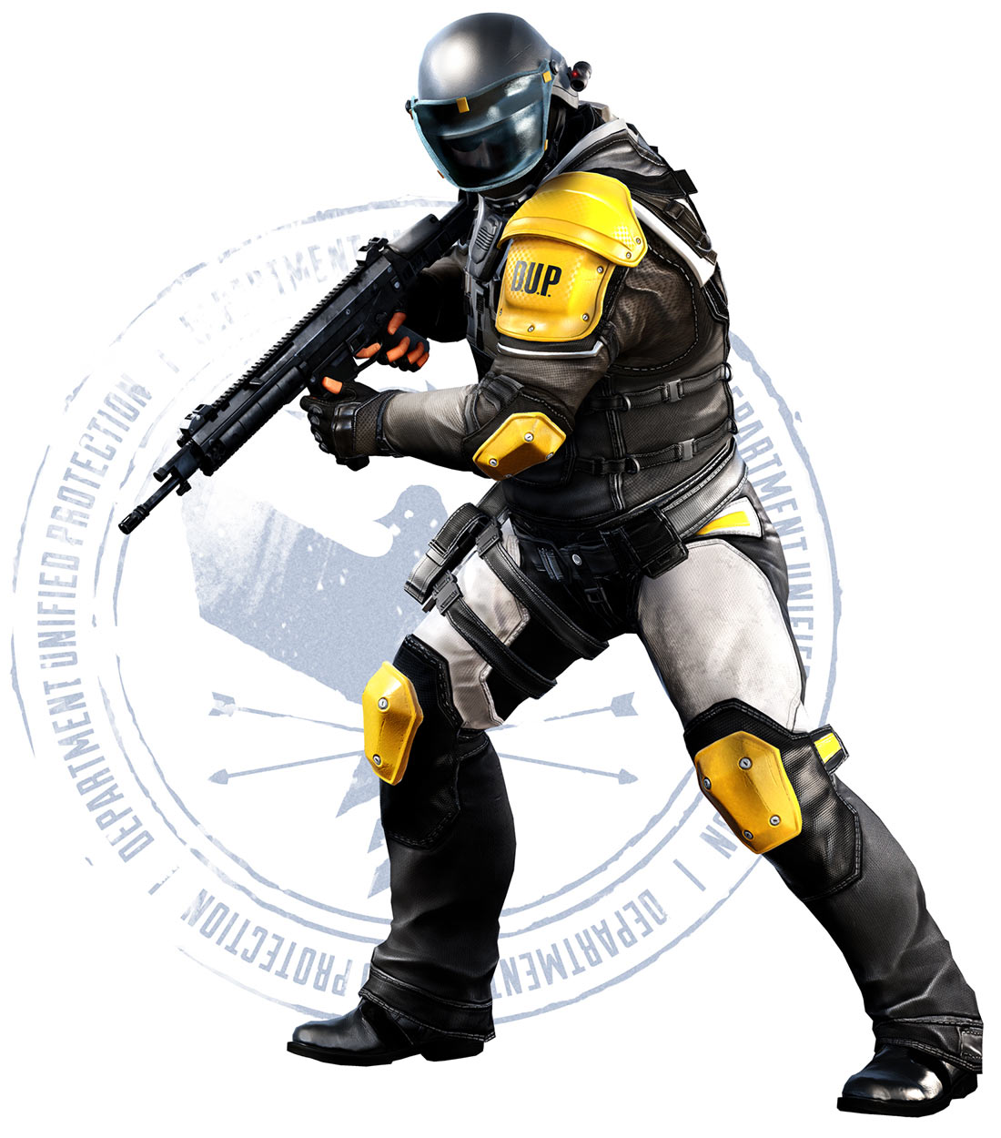 Pawn D.U.P. Soldier Art from inFamous: Second Son