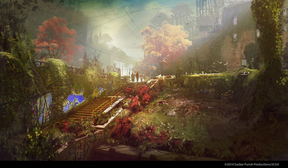 Pioneer Gardens Art from inFamous: Second Son