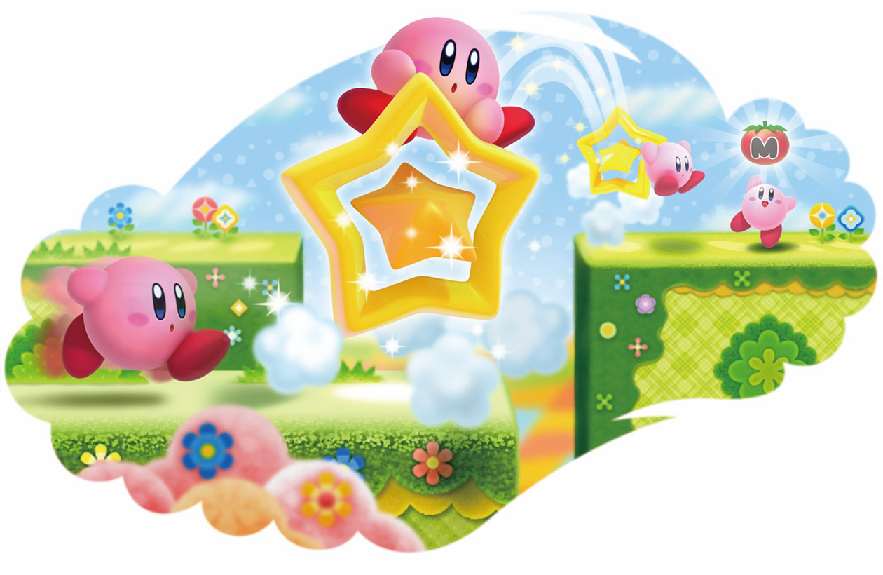 Kirby Using Warp Star Art from Kirby: Triple Deluxe