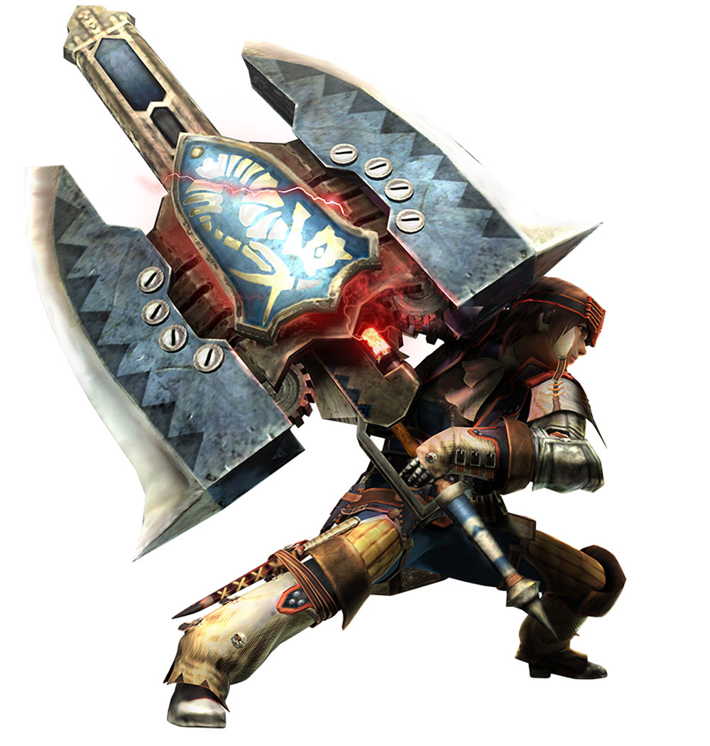 Charge Blade Art from Monster Hunter 4