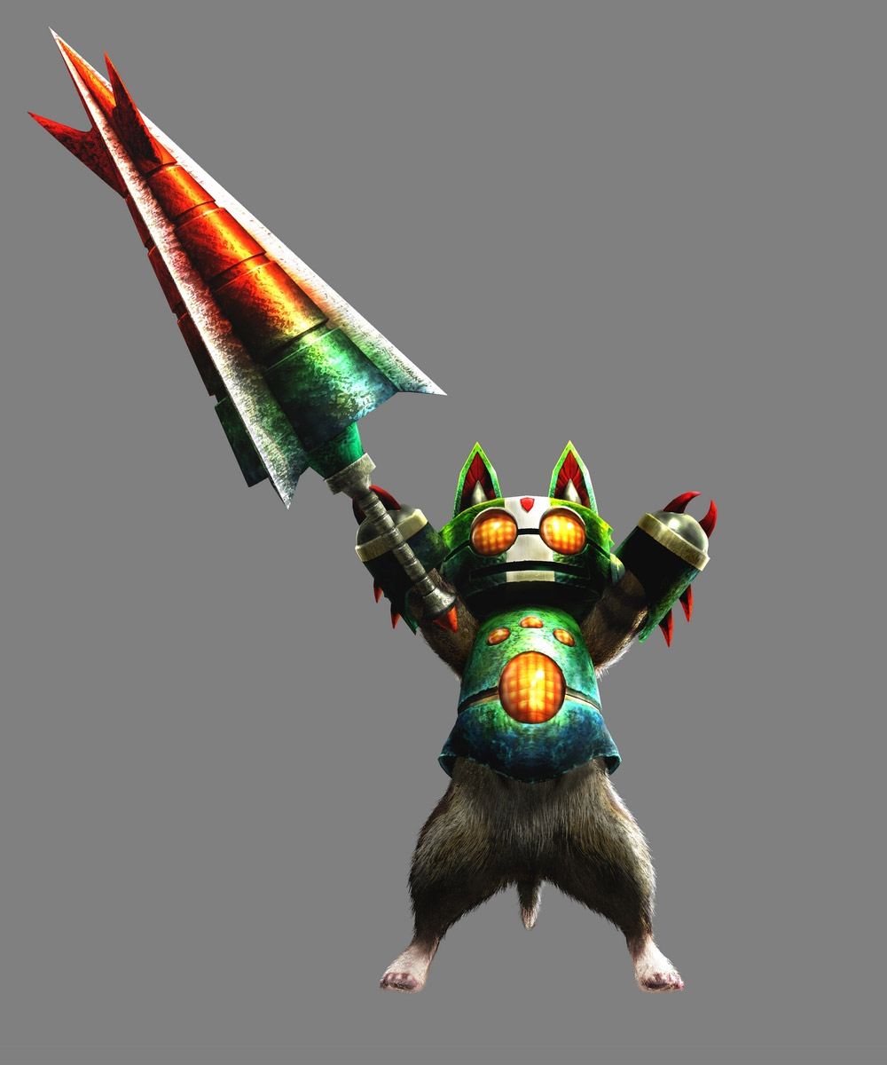 Felyne Art from Monster Hunter 4
