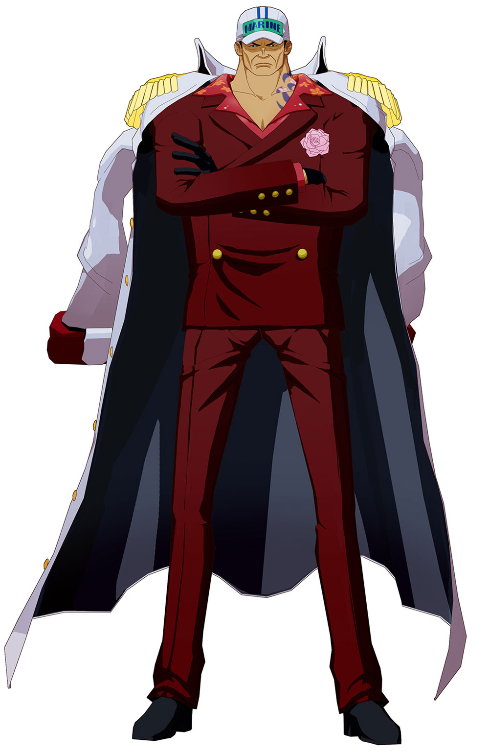 Akainu Art from One Piece: Unlimited World Red