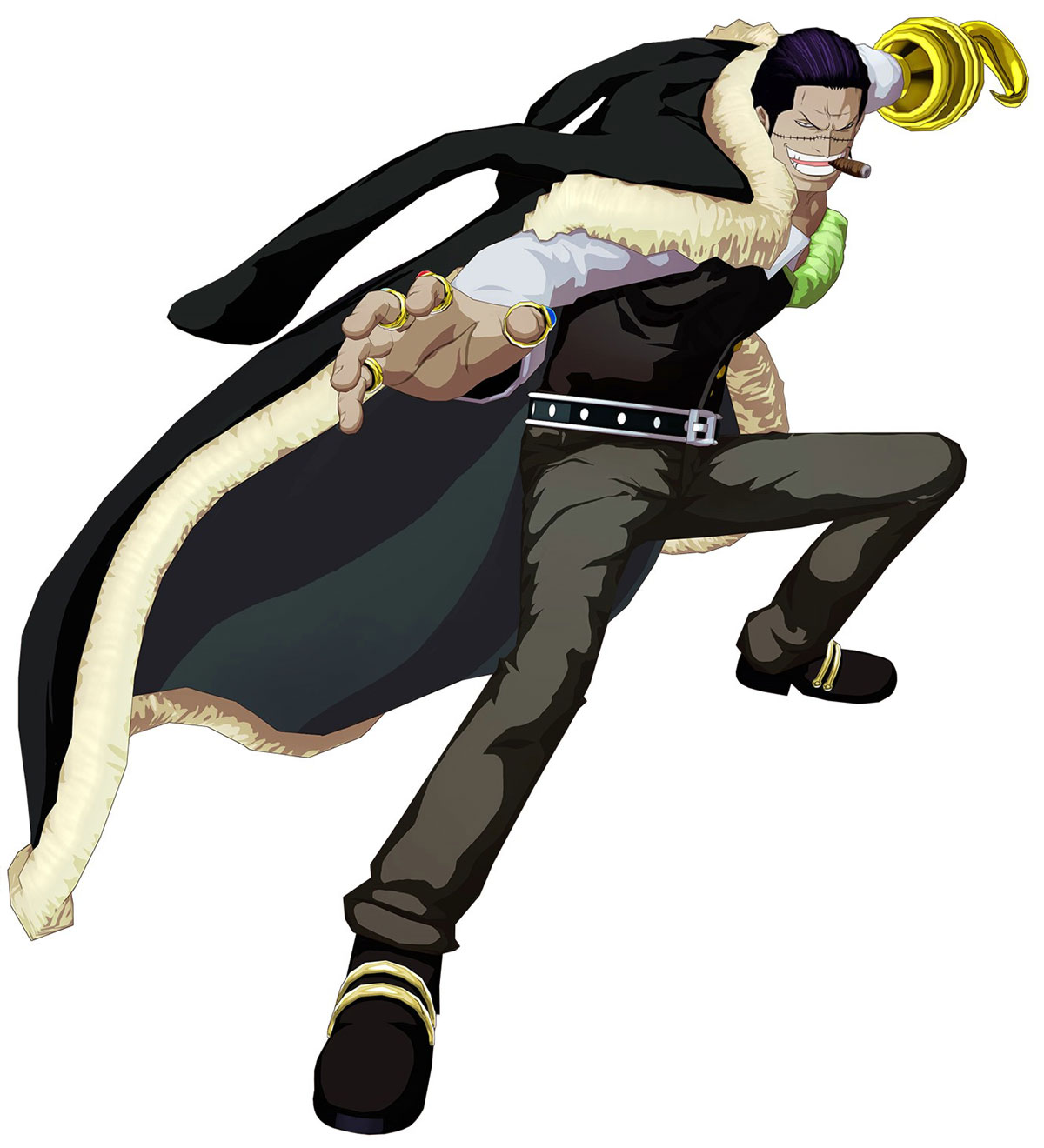 Crocodile Art from One Piece: Unlimited World Red