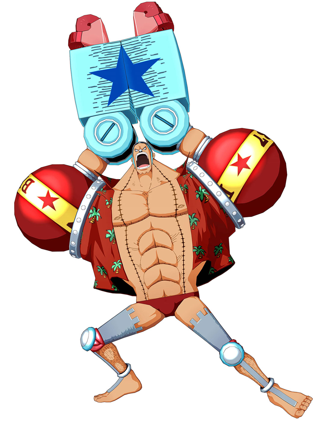 Franky Art from One Piece: Unlimited World Red
