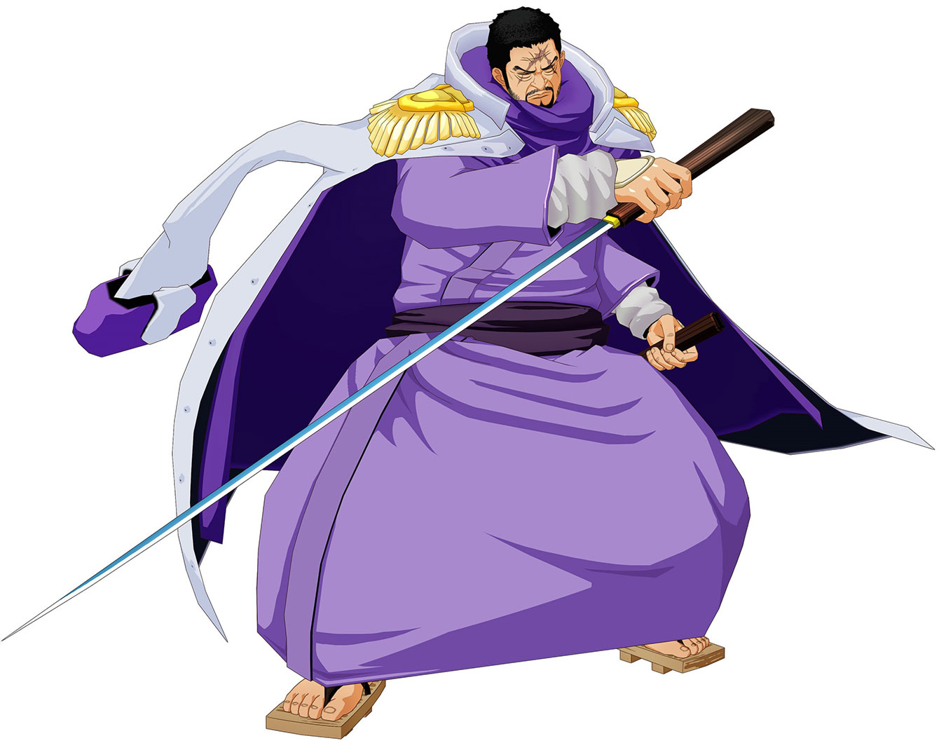 Fujitora Art from One Piece: Unlimited World Red